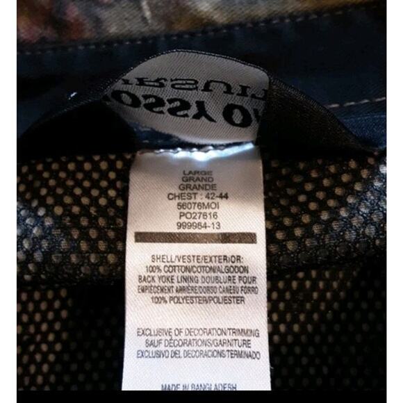 Mossy Oak Pursuits NEW VINTAGE BreakUp Camo Buttoned Shirt 100% COTTON Ripstock - Picture 7 of 11